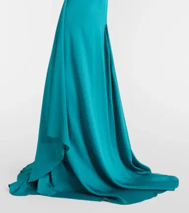 Alexander McQueen Draped satin gown | Thumbnail 2