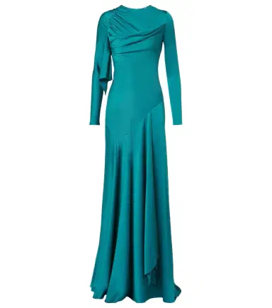 Alexander McQueen Draped satin gown | Thumbnail 1