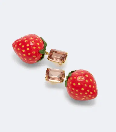Jennifer Behr Fragola drop earrings | Thumbnail 2 Jennifer Behr Fragola drop earrings | Thumbnail 2