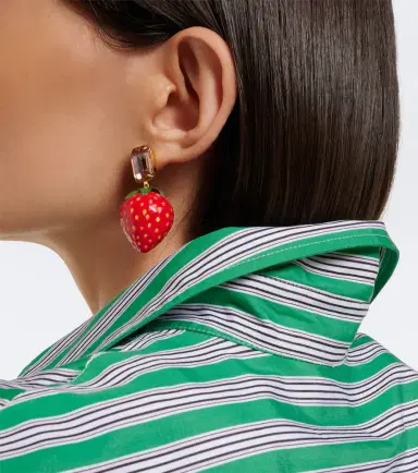 Jennifer Behr Fragola drop earrings | Thumbnail 5 Jennifer Behr Fragola drop earrings | Thumbnail 5