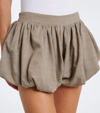 The Frankie Shop Alina checked wool-blend shorts | Thumbnail 4