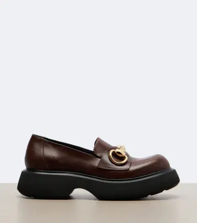 Gucci Brittany Horsebit leather platform loafers | Thumbnail 3 Gucci Brittany Horsebit leather platform loafers | Thumbnail 3