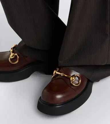 Gucci Brittany Horsebit leather platform loafers | Thumbnail 5 Gucci Brittany Horsebit leather platform loafers | Thumbnail 5
