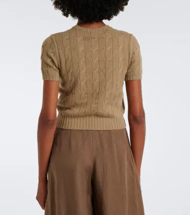 Ralph Lauren Collection Cable-knit cashmere sweater | Thumbnail 3