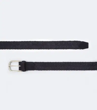 Canali Braided suede belt | Thumbnail 2 Canali Braided suede belt | Thumbnail 2