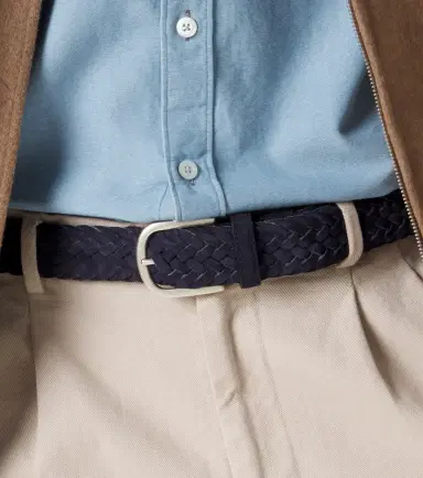 Canali Braided suede belt | Thumbnail 4 Canali Braided suede belt | Thumbnail 4