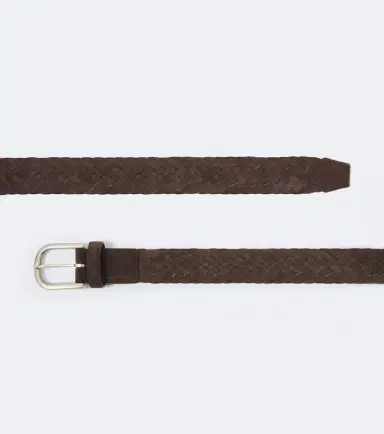 Canali Braided suede belt | Thumbnail 2 Canali Braided suede belt | Thumbnail 2