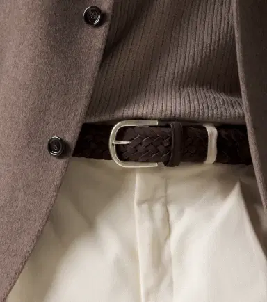 Canali Braided suede belt | Thumbnail 4 Canali Braided suede belt | Thumbnail 4