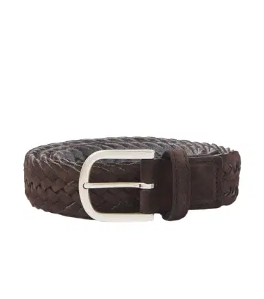 Canali Braided suede belt | Thumbnail 1 Canali Braided suede belt | Thumbnail 1