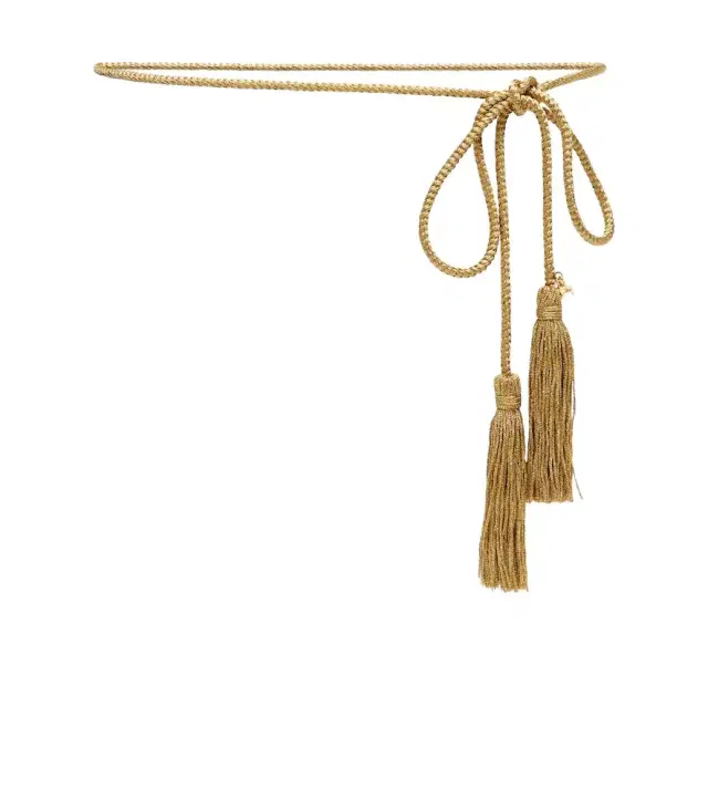 Alessandra Rich Torchon braided belt