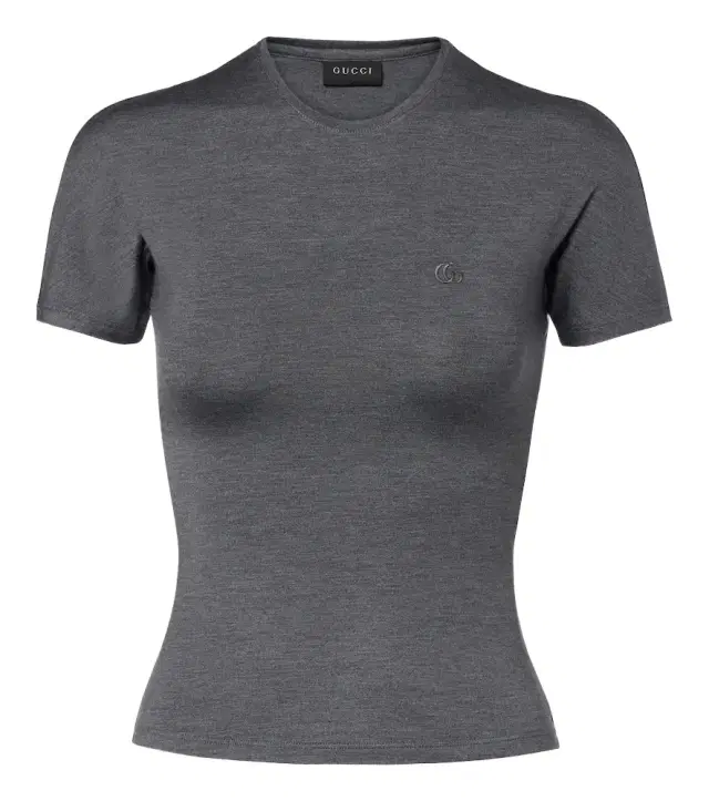 Gucci Double G silk-blend T-shirt