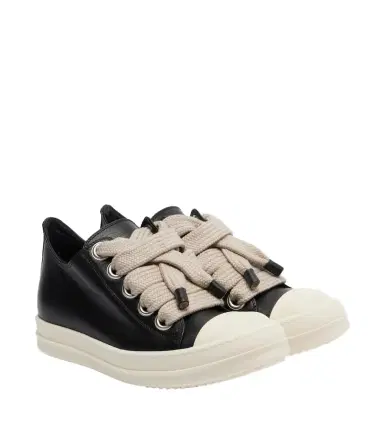 Rick Owens Jumbolace leather sneakers | Thumbnail 1 Rick Owens Jumbolace leather sneakers | Thumbnail 1