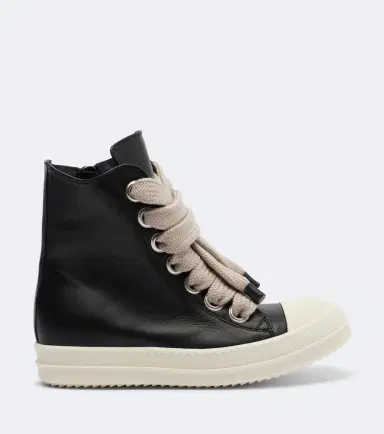 Rick Owens Jumbolace leather sneakers | Thumbnail 3 Rick Owens Jumbolace leather sneakers | Thumbnail 3