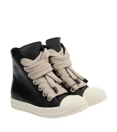 Rick Owens Jumbolace leather sneakers | Thumbnail 1 Rick Owens Jumbolace leather sneakers | Thumbnail 1