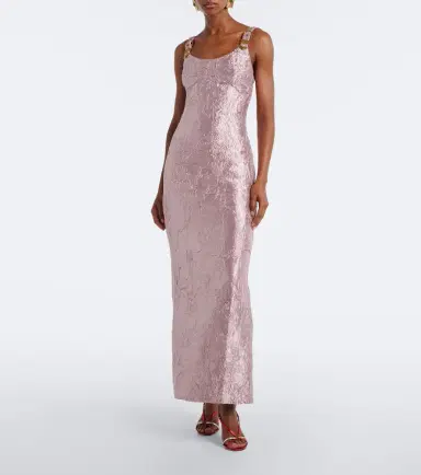Versace Duchess satin gown | Thumbnail 3 Versace Duchess satin gown | Thumbnail 3