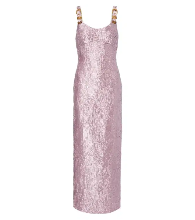 Versace Duchess satin gown
