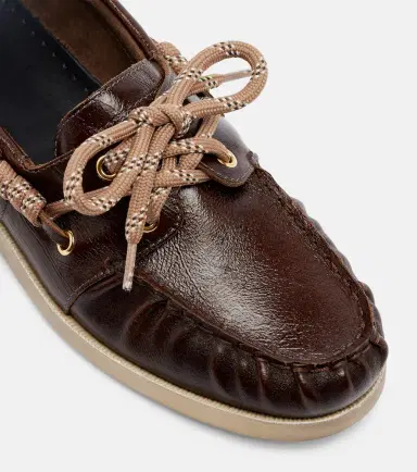Golden Goose Cruise leather boat shoes | Thumbnail 4