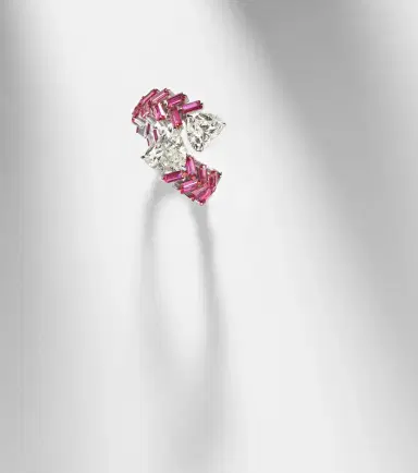 Kamyen 18kt white gold ring with rubies and diamonds | Thumbnail 5 Kamyen 18kt white gold ring with rubies and diamonds | Thumbnail 5