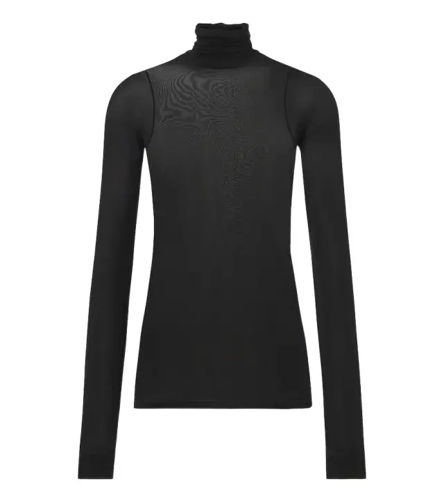 Saint Laurent Jersey turtleneck top