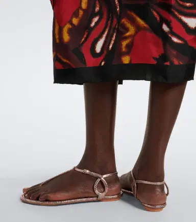 Aquazzura Almost Bare striped leather thong sandals | Thumbnail 5 Aquazzura Almost Bare striped leather thong sandals | Thumbnail 5