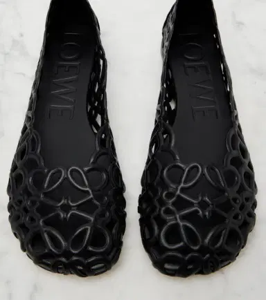 Loewe Petal Anagram leather ballet flats | Thumbnail 2