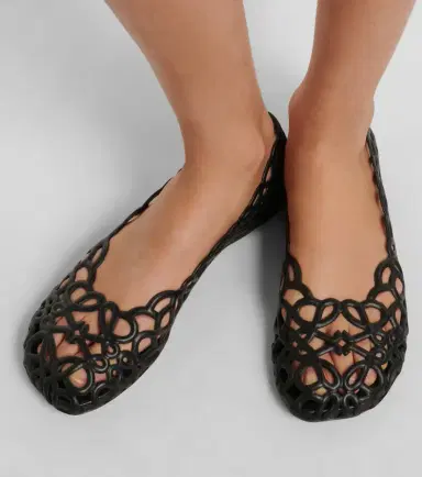 Loewe Petal Anagram leather ballet flats | Thumbnail 6