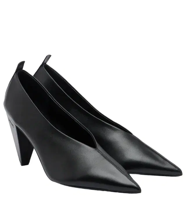 Loewe Origami Cubic leather pumps