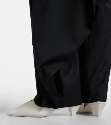 Loewe Origami Cubic leather slingback pumps | Thumbnail 6