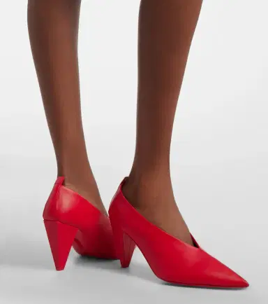 Loewe Origami Cubic leather pumps | Thumbnail 3