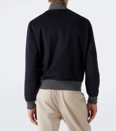 Brunello Cucinelli Virgin wool blouson jacket | Thumbnail 2 Brunello Cucinelli Virgin wool blouson jacket | Thumbnail 2