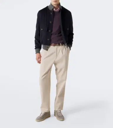 Brunello Cucinelli Virgin wool blouson jacket | Thumbnail 5 Brunello Cucinelli Virgin wool blouson jacket | Thumbnail 5