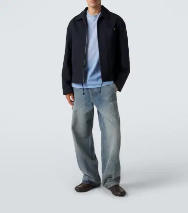 Loewe Logo embroidered cotton jacket | Thumbnail 2