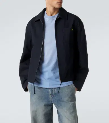 Loewe Logo embroidered cotton jacket | Thumbnail 3