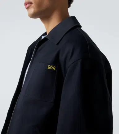 Loewe Logo embroidered cotton jacket | Thumbnail 5