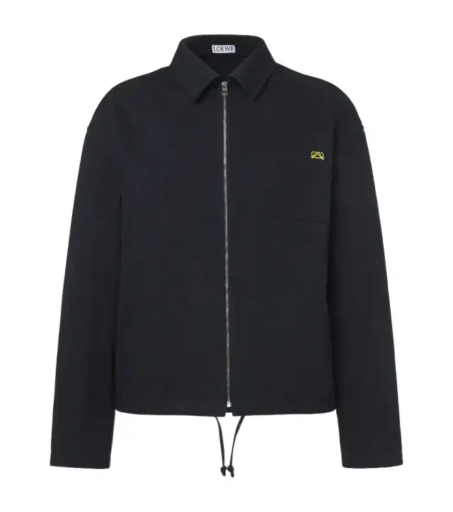 Loewe Logo embroidered cotton jacket