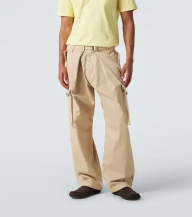 Loewe Cotton satin cargo pants | Thumbnail 2