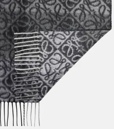 Loewe Anagram wool and cashmere scarf | Thumbnail 3