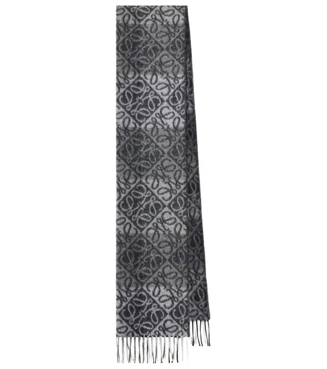 Loewe Anagram wool and cashmere scarf
