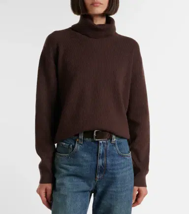 Brunello Cucinelli Monili cashmere turtleneck sweater | Thumbnail 3