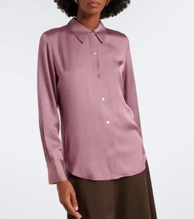 Vince Silk-blend shirt | Thumbnail 3 Vince Silk-blend shirt | Thumbnail 3