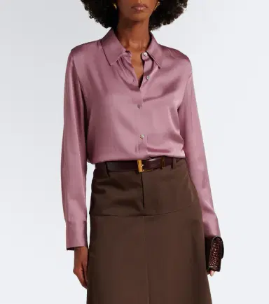 Vince Silk-blend shirt | Thumbnail 5 Vince Silk-blend shirt | Thumbnail 5