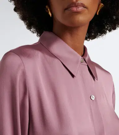 Vince Silk-blend shirt | Thumbnail 7 Vince Silk-blend shirt | Thumbnail 7