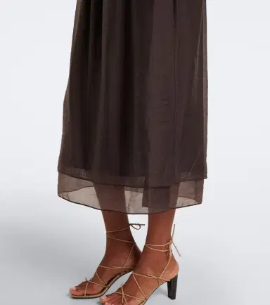 Vince Shirred rIbbed-knit midi dress | Thumbnail 3 Vince Shirred rIbbed-knit midi dress | Thumbnail 3