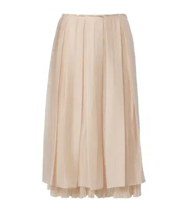 Vince Layered pleated midi skirt | Thumbnail 1