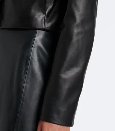 Vince Cropped leather jacket | Thumbnail 7