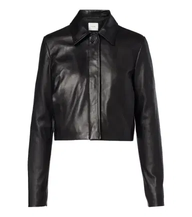 Vince Cropped leather jacket | Thumbnail 1