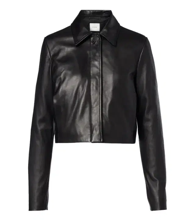 Vince Cropped leather jacket