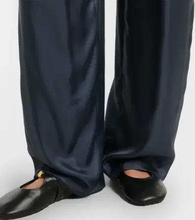 Loewe Logo silk wide-leg pants | Thumbnail 5