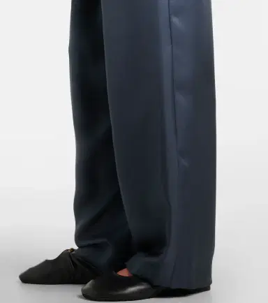 Loewe Logo silk wide-leg pants | Thumbnail 6