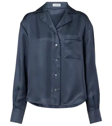 Loewe Silk twill shirt | Thumbnail 1 Loewe Silk twill shirt | Thumbnail 1